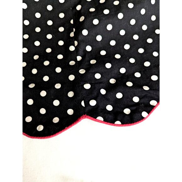 Sam TY polka dot skirt Sz 14 Waist 34" Length24.5'Hips to 46" lined well made - Picture 6 of 9